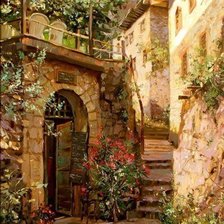 Схема вышивки «италия»