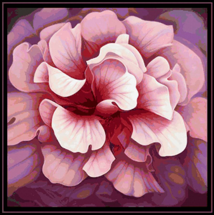 подушка "Цветок" - подушка, цветы - предпросмотр