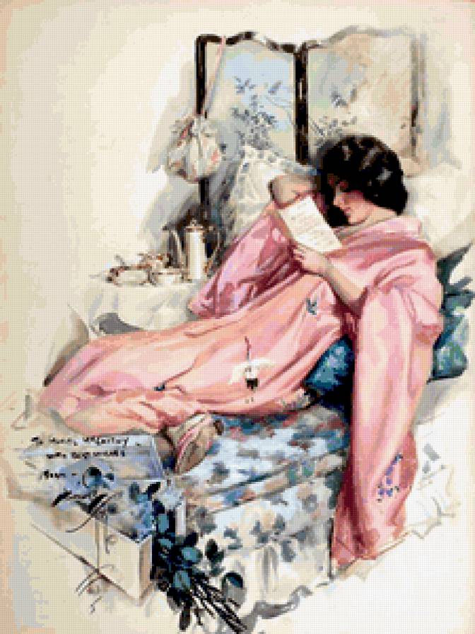 Девушка с книгой. - девушка, женский образ - предпросмотр