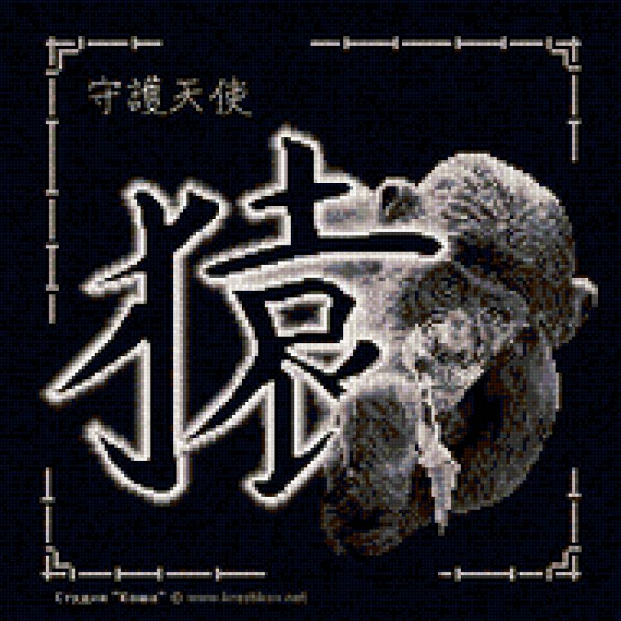 Обезьяна - символ года, китайский гороскоп - предпросмотр