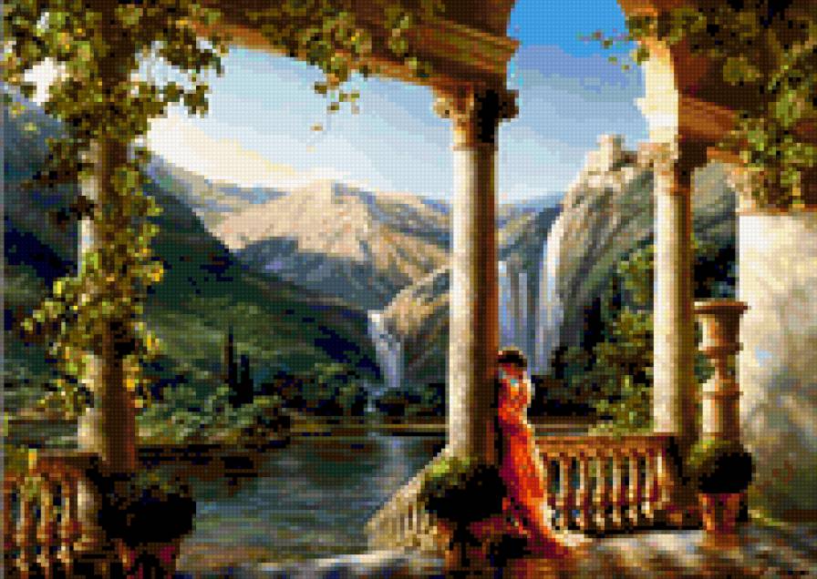 terasz, lány - предпросмотр