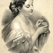 Схема вышивки «lady»