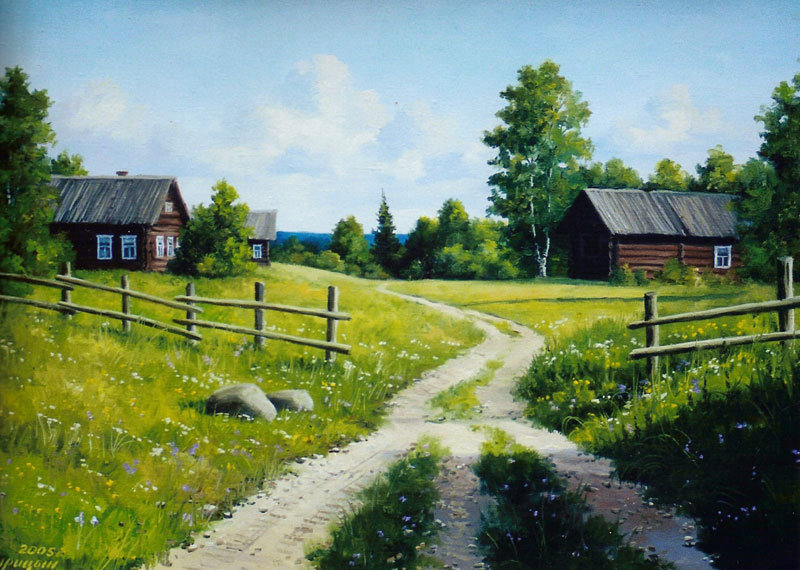 Картина - пейзаж - оригинал