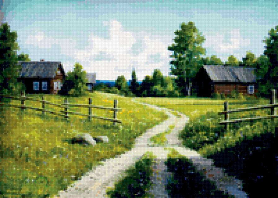 Картина - пейзаж - предпросмотр