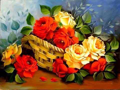 цветы - природа, цветы, , натюрморт.розы, романтика, букет - оригинал