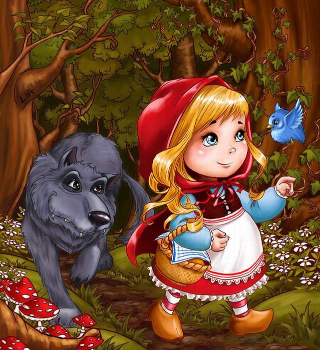 Красная шапочка - сказка - оригинал