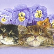 Схема вышивки «Такие лапочки!))»