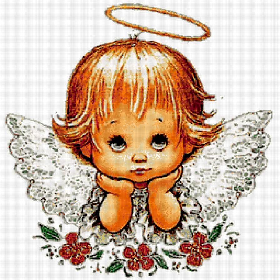 Ангелочек для детской - ангелочек - предпросмотр
