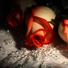 Схема вышивки «розы»