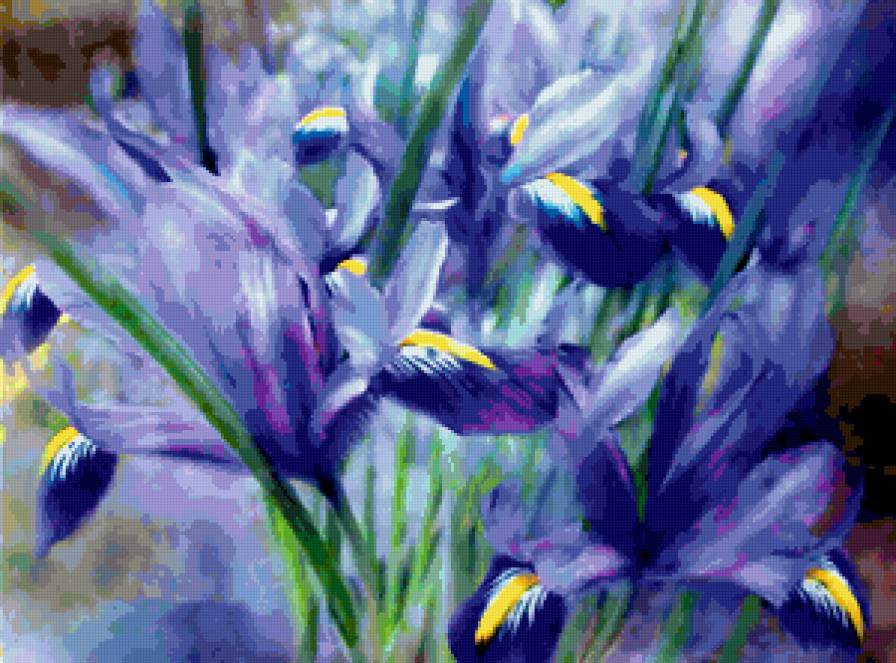 №230698 - фэнтези, дети, цветы, красота женщины, картина, живопись, девушка - предпросмотр