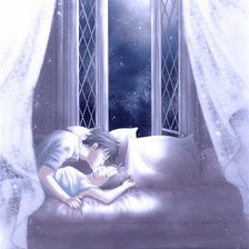 Схема вышивки «Поцелуй»