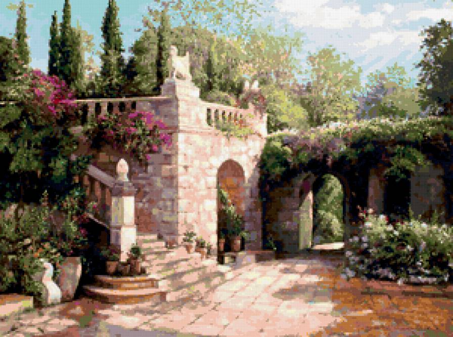 южный пейзаж - пейзаж, архитектура - предпросмотр