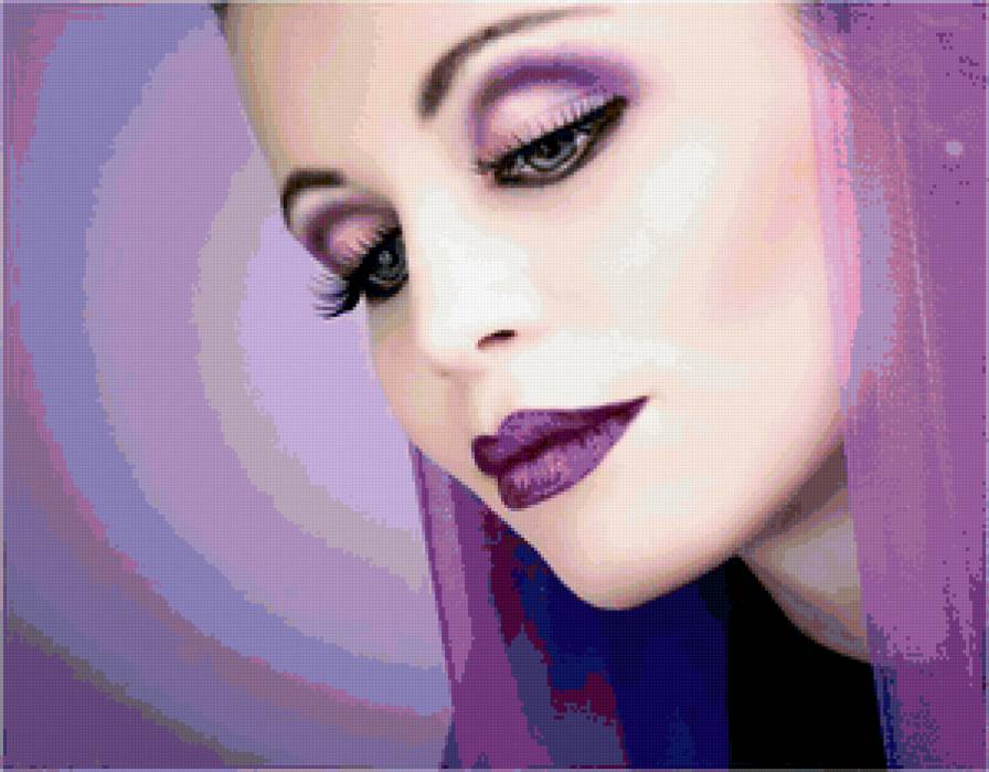 Фиолет - девушка красота - предпросмотр