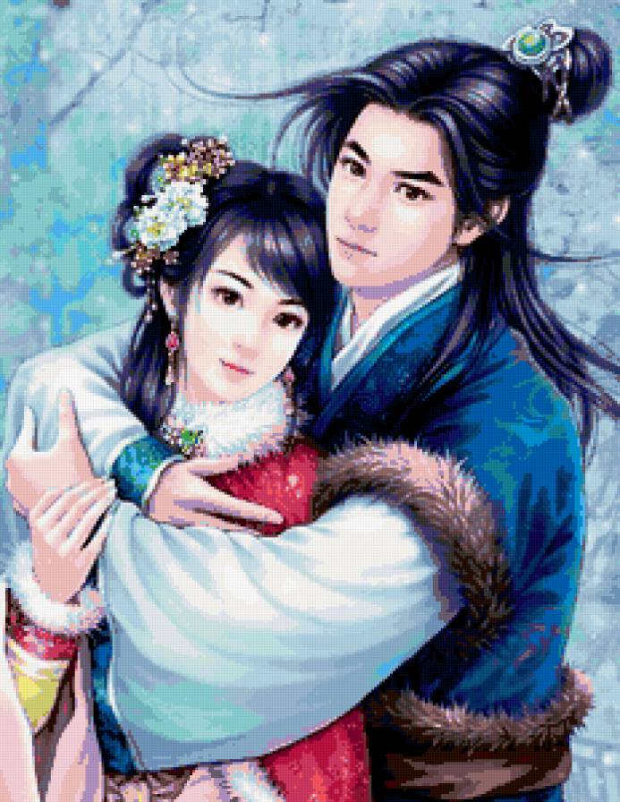 влюбленные - восток, женщина, любовь, мужчина - предпросмотр