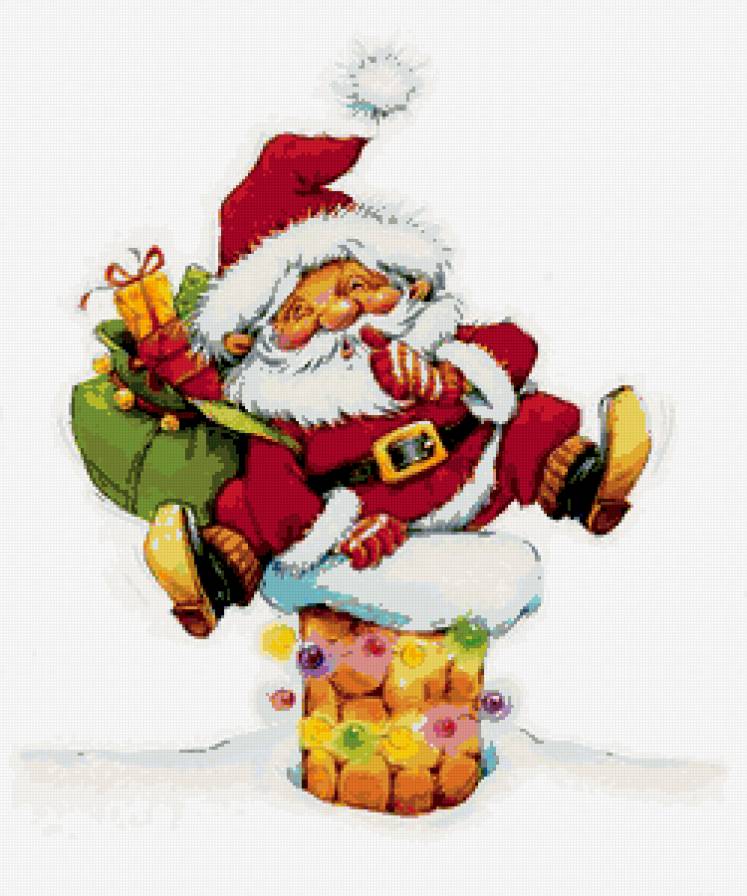 Дед Мороз - новый год, дед мороз, подарок, санта клаус - предпросмотр
