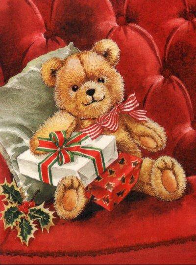 Рождественский мишка - детям, подарок, новый год, медведь, зима - оригинал