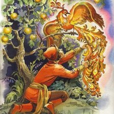 Схема вышивки «жар-птица»