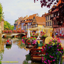 Схема вышивки «город»