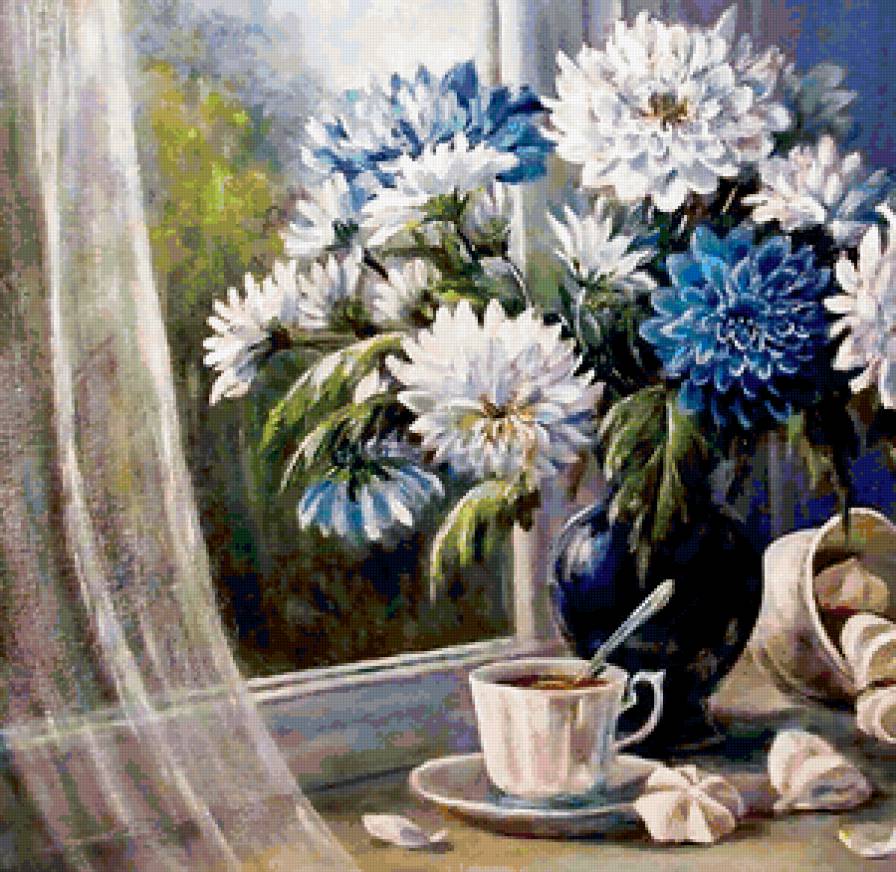 Хризантемы 4 - хризантемы, цветы, букет - предпросмотр