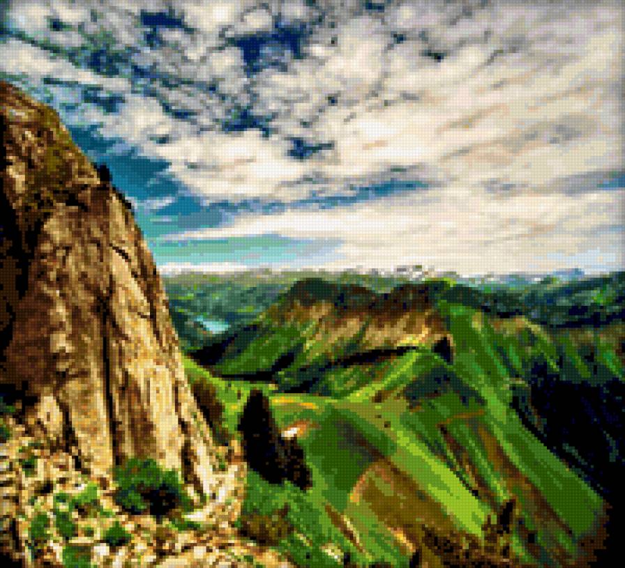 горы - пейзаж - предпросмотр