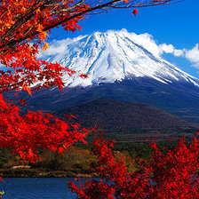 Схема вышивки «горы»