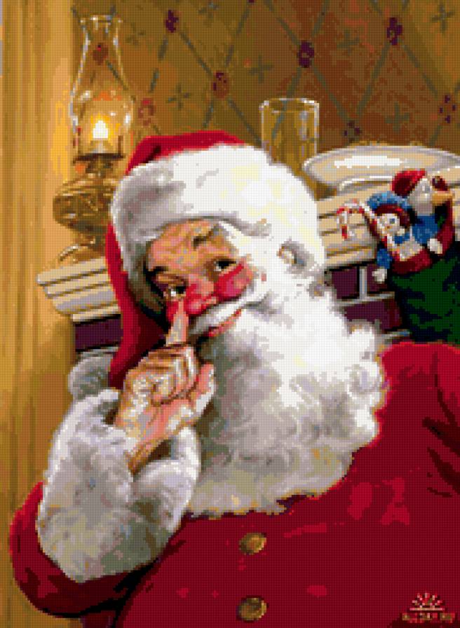 Дед Мороз - санта, зима, подарки, дед мороз, новый год - предпросмотр