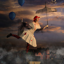 Схема вышивки «мэри поппинс»