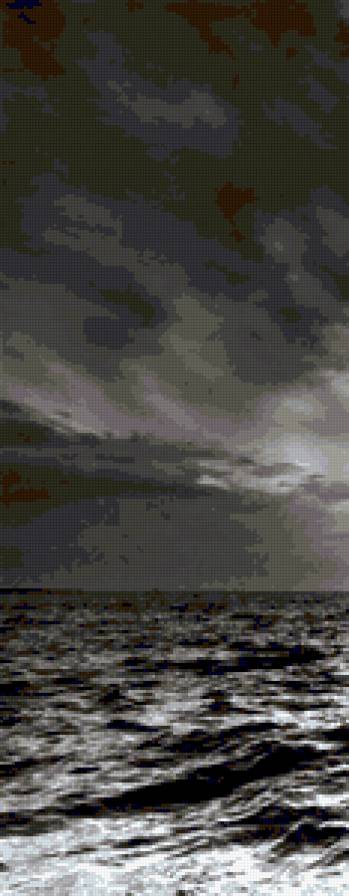 триптих  Корабль 1 - пейзаж, море, триптих, черно-белое, парусник, монохром, корабль - предпросмотр