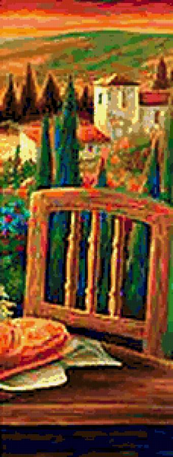 Натюрморт ч.3 - кухня, на кухню, натюрморт, фрукты, триптих, для кухни - предпросмотр