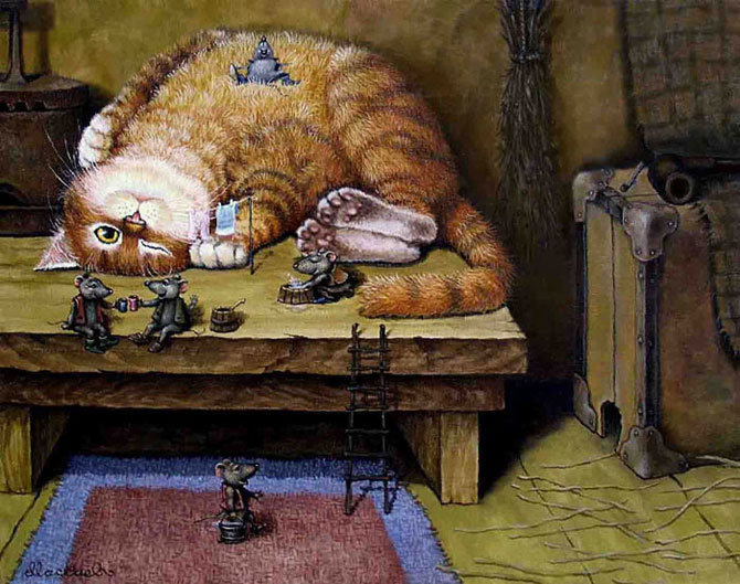 кот - оригинал