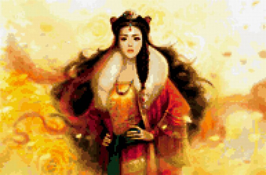 Жамин - фентези, девушка, япония - предпросмотр