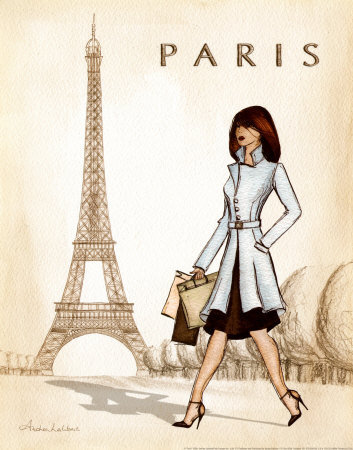 Прогулка по Парижу - эйфелева башня, париж, города мира, страны мира - оригинал