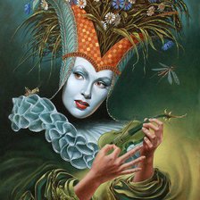 Схема вышивки «virágos bohóc 2»