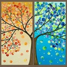 Схема вышивки «négy évszak»