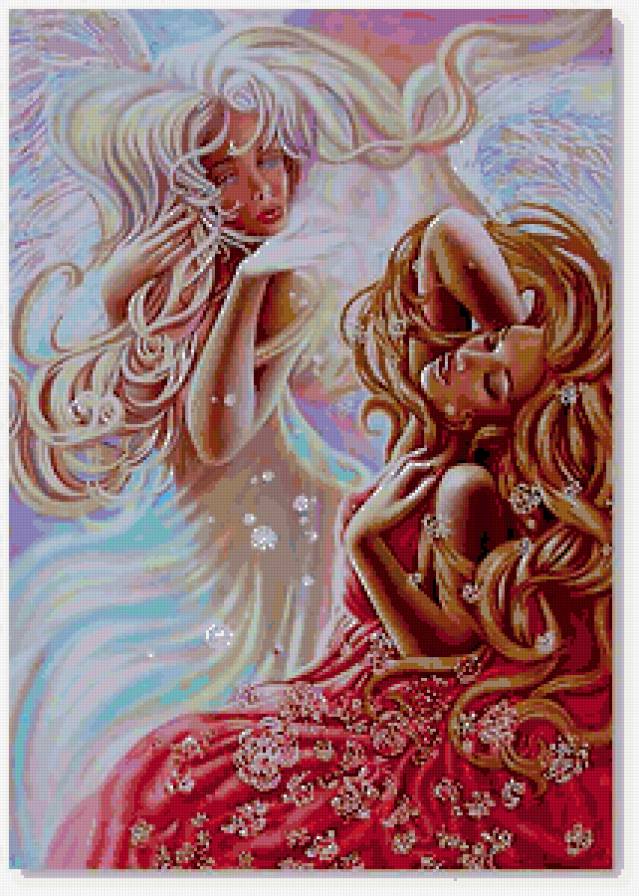 лед и пламя - фентези, девушки, женский образ - предпросмотр