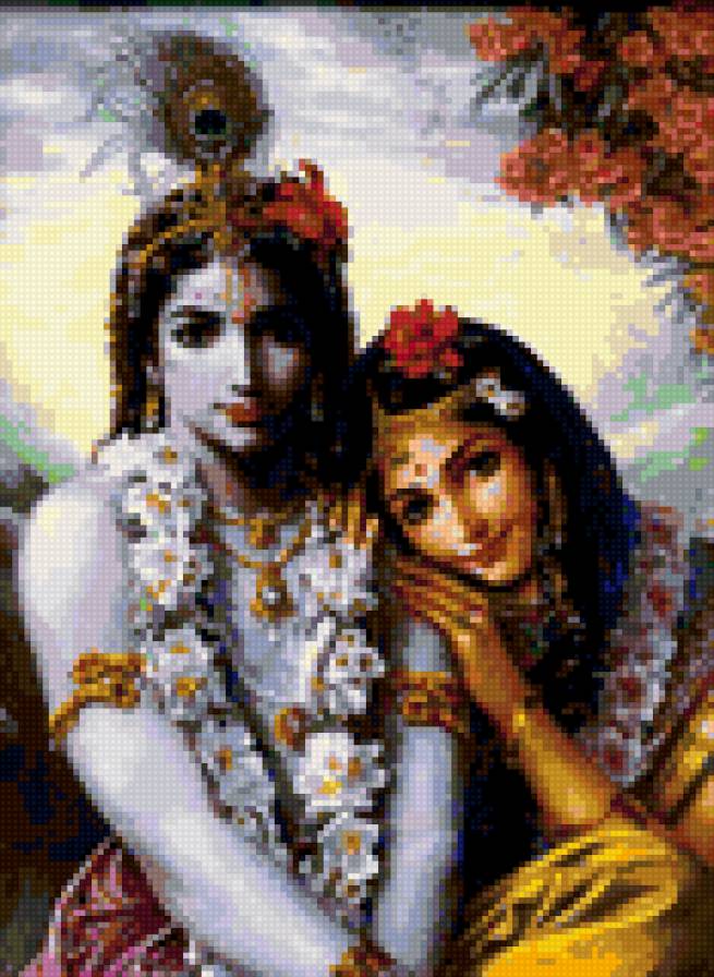 кришна и радха - кришна - предпросмотр