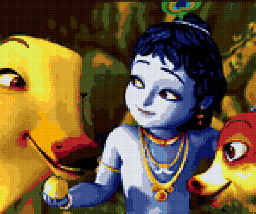 кришна пастушок - кришна - предпросмотр