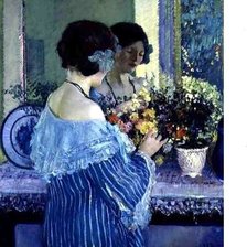 Схема вышивки «В синем»