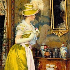 Схема вышивки «В желтом»