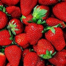 Схема вышивки «клубника»