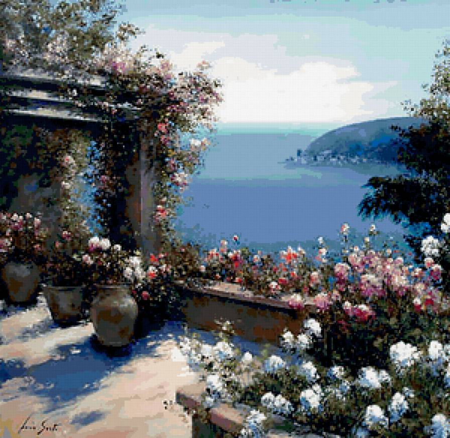 пейзаж - пейзаж, картина - предпросмотр