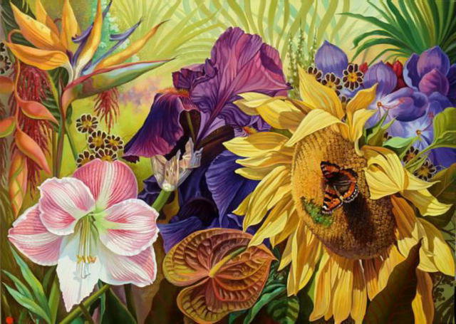 цветы - натюрморт, романтика, букет, цветы, , природа - оригинал