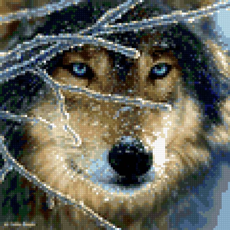 РЕАЛЬНЫЙ  ВОЛК - природа, снег, волк, животные - предпросмотр