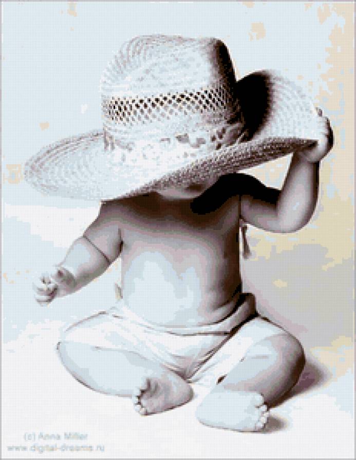 малыш - дети, малыш, ребенок, шляпа - предпросмотр