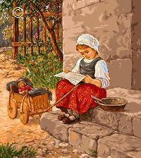 Оригинал схемы вышивки «kislányka» (№234920)