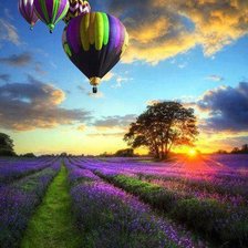 Схема вышивки «На большом воздушном шаре»