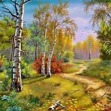 тропинка в рощи