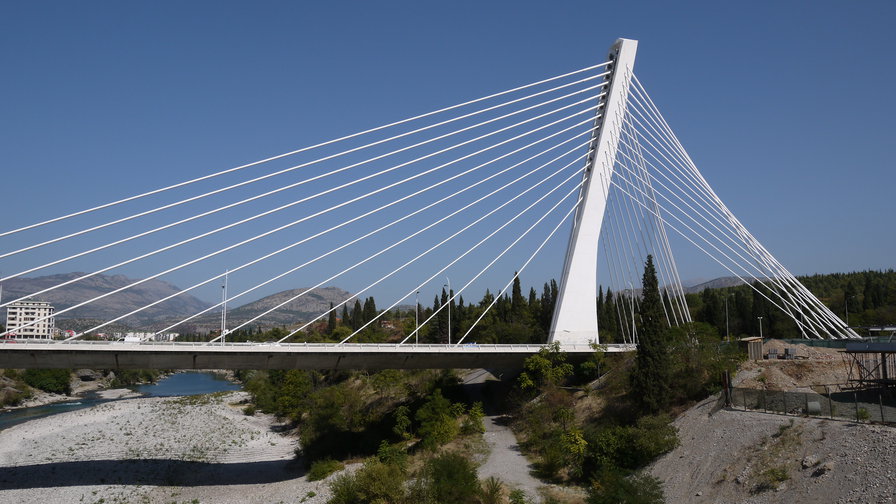 Мост Миллениум в Подгорице - мост, черногория - оригинал