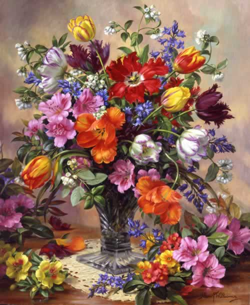 картина 1Альберта Уильямса - картина, цветы - оригинал