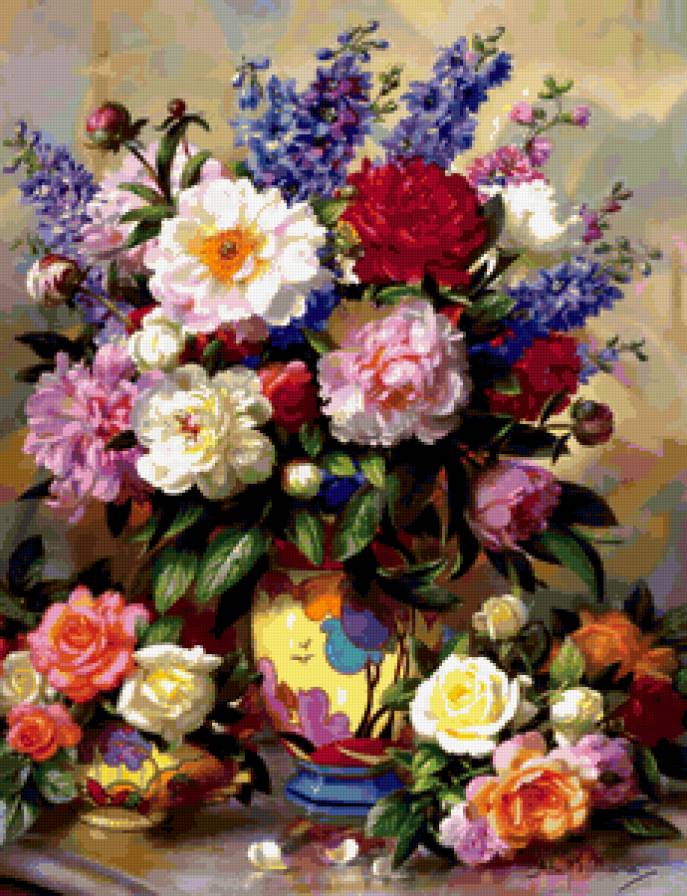 картина 2 Альберта Уильямса - художник, цветы, картина - предпросмотр